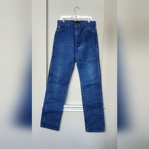 Wrangler Men's FR 2112 Straight Blue Jeans.  Size 34x38